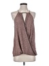 Ella Moss Brown Sleeveless Blouse Size S - photo 1