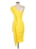 Cache Yellow Cocktail Dress Size 6 - photo 2