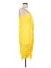 Cache Yellow Cocktail Dress Size 6 - photo 4