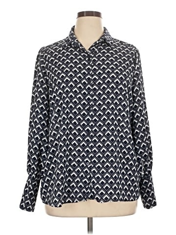 Halogen Long Sleeve Blouse (view 1)