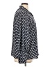 Halogen Print Blue Long Sleeve Blouse Size XL - photo 4