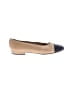 Chanel Color Block Tan Vintage Leather Cap Toe Flats Size 8 - photo 1