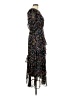 CeCe 100% Polyester Floral Black Cocktail Dress Size 10 - photo 4