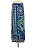Chico's Print Blue Casual Skirt Size Med (1) - photo 2