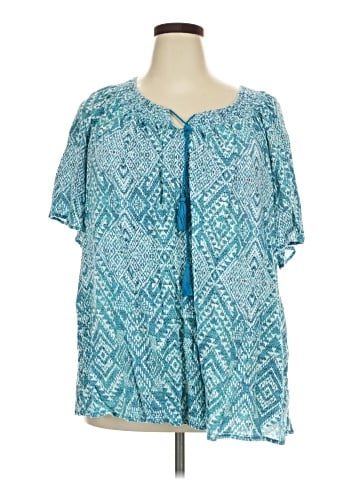 Catherines Short Sleeve Blouse (view 1)
