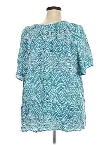 Catherines Short Sleeve Blouse (view 2)