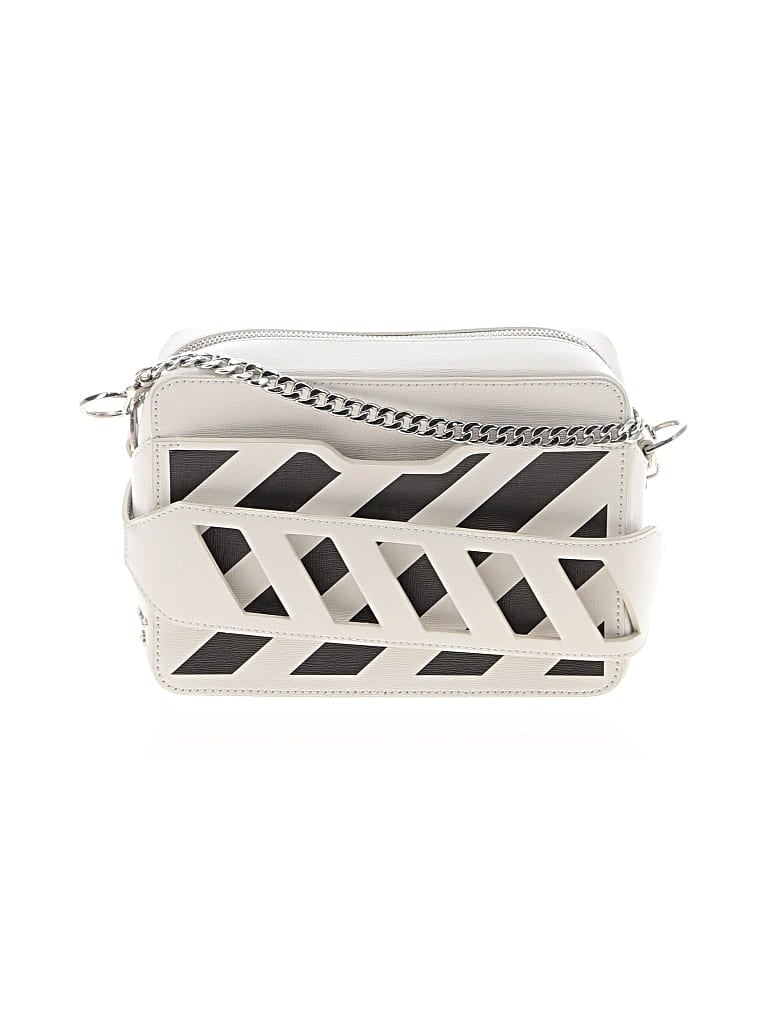 Pre-owned Off-white Leather Crossbody Bag