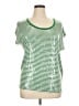 MICHAEL Michael Kors 100% Polyester Green Short Sleeve T-Shirt Size 1X - photo 1