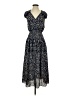 Max Studio 100% Polyester Floral Blue Casual Dress Size S - photo 1