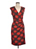 Laundry by Shelli Segal Graphic Red Cocktail Dress Size 6 - photo 1