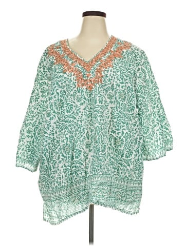 Catherines 3/4 Sleeve Blouse (view 1)