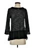Eyeshadow Black 3/4 Sleeve Top Size S - photo 1
