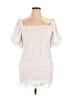 BHLDN 100% Polyester Ivory Cocktail Dress Size L - photo 1
