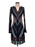 Hale Bob Print Blue Cocktail Dress Size XS - photo 1