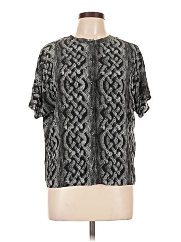 The Podolls Short Sleeve Silk Top (view 1)