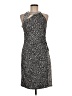 MSK Animal Print Black Cocktail Dress Size 6 - photo 1