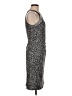 MSK Animal Print Black Cocktail Dress Size 6 - photo 4