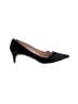 Prada 100% Suede Black Heels Size EU 37 1/2 - photo 1