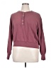 Evereve 100% Cotton Burgundy Pullover Sweater Size XL - photo 1