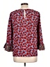 dalia 100% Polyester Red 3/4 Sleeve Blouse Size L - photo 2