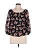 Alice + Olivia 100% Polyester Black 3/4 Sleeve Blouse Size L - photo 1