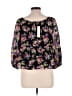 Alice + Olivia 100% Polyester Black 3/4 Sleeve Blouse Size L - photo 2