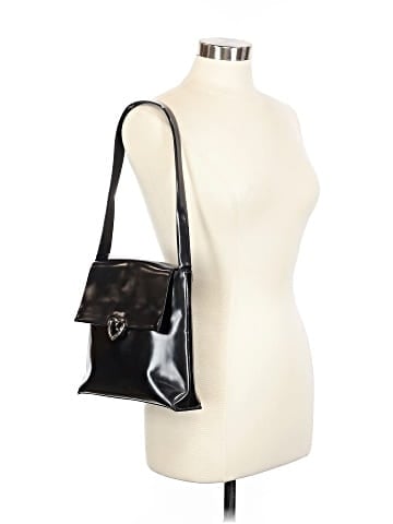Moschino Vintage Patent Leather Shoulder Bag (view 2)