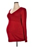 Duo Maternity Red Pullover Sweater Size XXL Maternity - photo 1