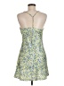 Q2 100% Polyester Floral Yellow Cocktail Dress Size M - photo 2