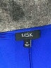 MSK Solid Blue Casual Dress Size M - photo 7