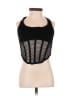 White Fox 100% Polyester Black Tank Top Size M - photo 1