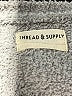 Thread & Supply 100% Recycled Polyester Gray Cardigan One size - photo 7