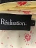 Réalisation 100% Silk Yellow Cocktail Dress Size S - photo 7