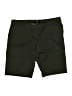 Mossimo Solid Green Khaki Shorts Size 12 - photo 1