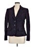Escada Tweed Blue Silk Blazer Size EU 40 / US 10 - photo 1