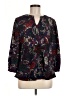 Calessa Paisley Black 3/4 Sleeve Blouse Size M - photo 1