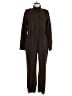 Harlyn 100% Polyester Solid Brown Green Jumpsuit Size M - photo 1