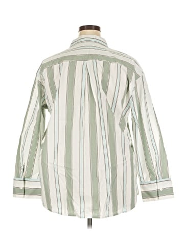 Ann Taylor LOFT 3/4 Sleeve Button-Down Shirt (view 2)