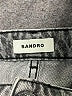 Sandro 100% Cotton Gray Jeans Size 36 waist - photo 4