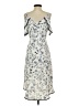 Greylin 100% Polyester Paisley Blue Casual Dress Size S - photo 2