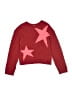 Cat & Jack Stars Red Pullover Sweater Size 10 - 12 - photo 1