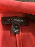 St. John Burgundy Wool Coat Size 4 - photo 3