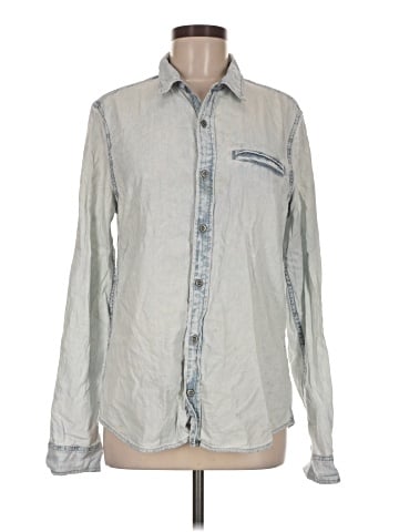 Adriano Goldschmied Long Sleeve Button-Down Shirt (view 1)