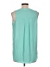 Veronica M. 100% Polyester Teal Sleeveless Blouse Size L - photo 2