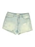 Forever 21 Blue Denim Shorts Size 30 waist - photo 1