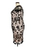 Armani Exchange Floral Tan Black Cocktail Dress Size 18 - photo 5