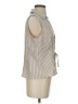 Willi Smith 100% Polyester Tan Sleeveless Blouse Size S - photo 4