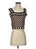 Veronica Beard 100% Cotton Brown Sweater Vest Size XS - photo 1