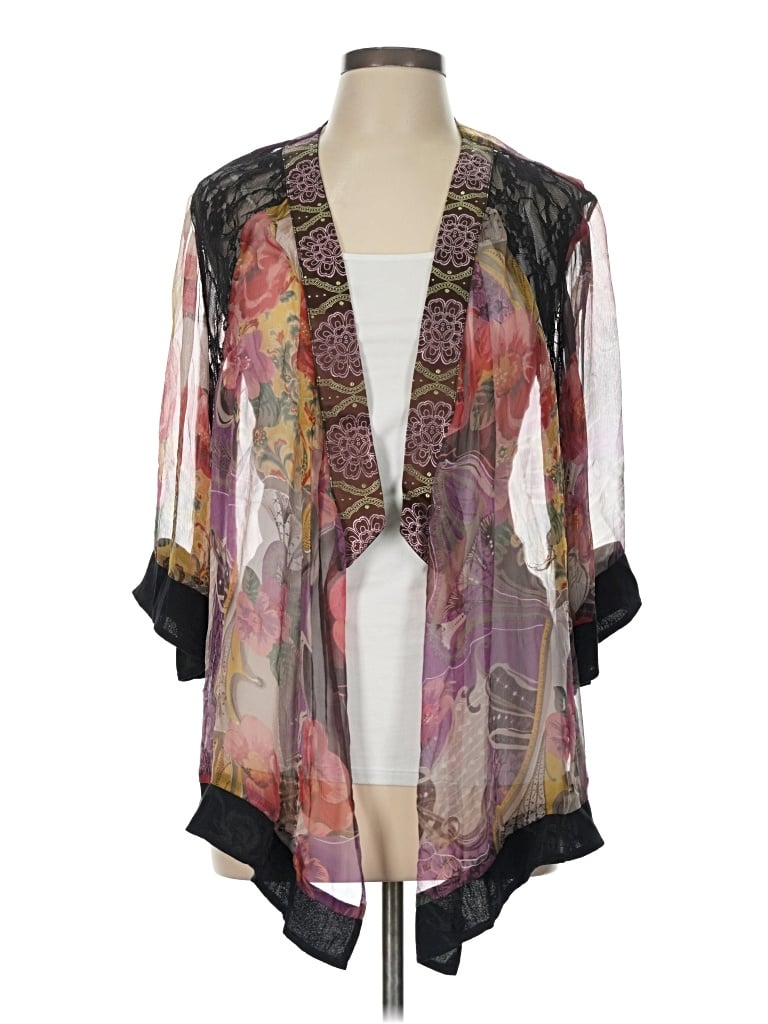 Pre-owned Assorted Brands Kimono In Purple