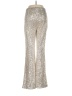 Old Navy 100% Polyester Metallic Silver Dress Pants Size M - photo 2